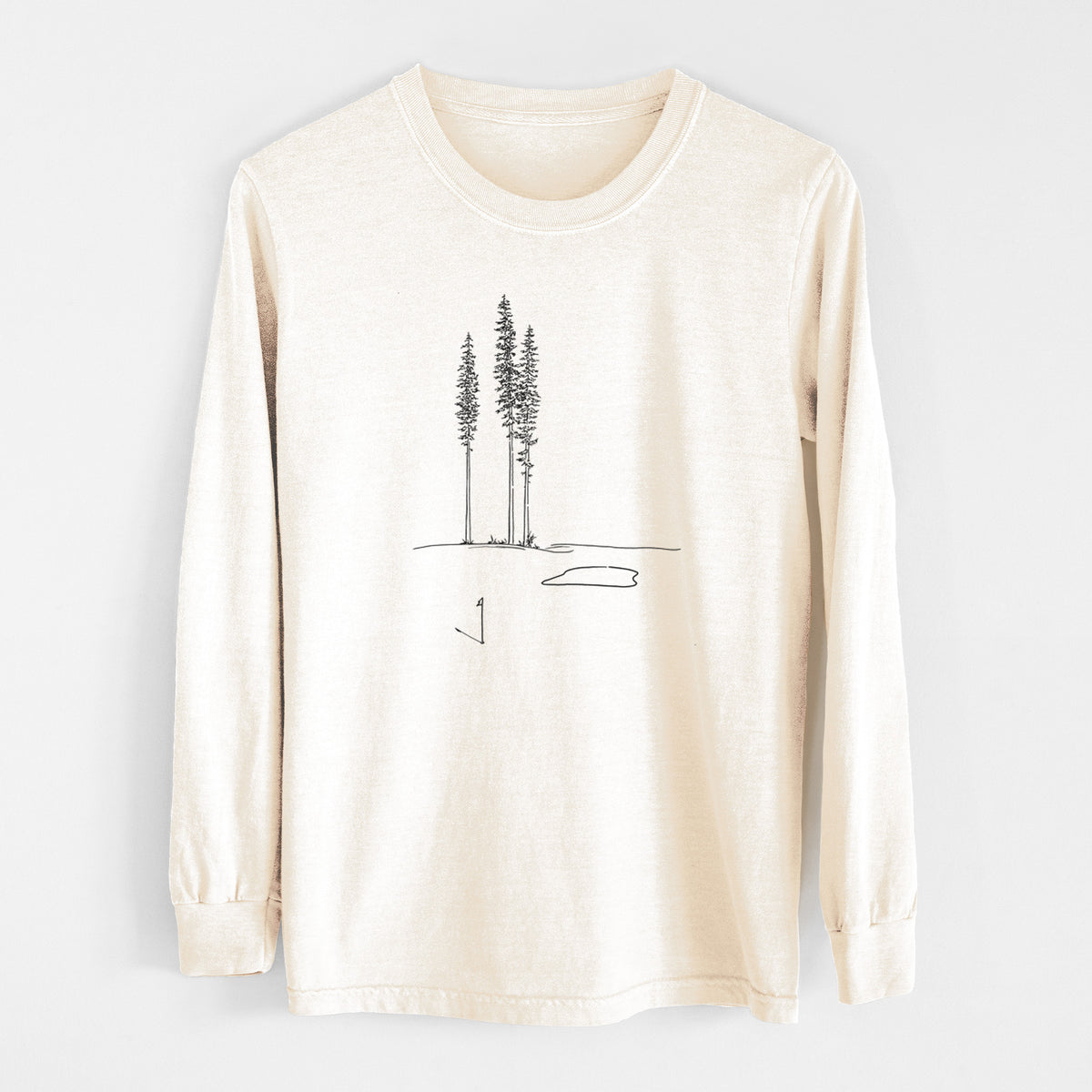 Playing Through the Pines - Unisex Comfort Colors 100% Cotton Long Sleeve