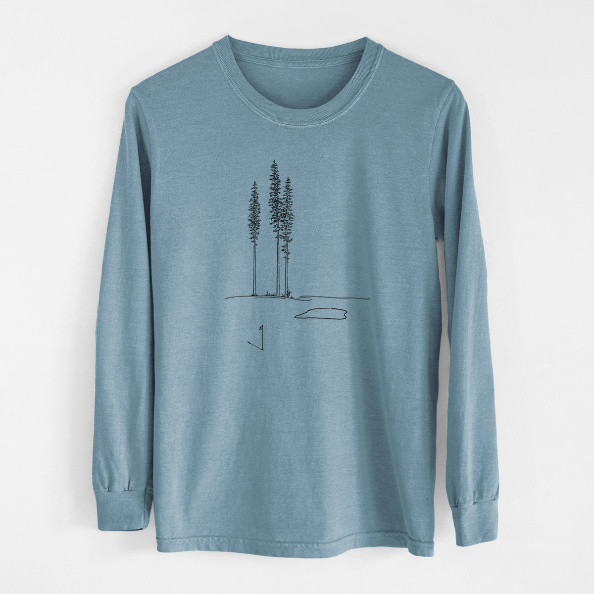 Playing Through the Pines - Unisex Comfort Colors 100% Cotton Long Sleeve