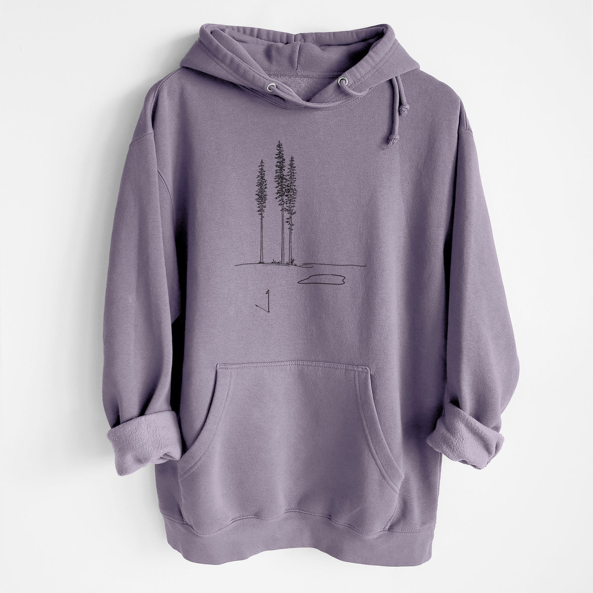 Playing Through the Pines - Heavyweight Fleece Hoodie