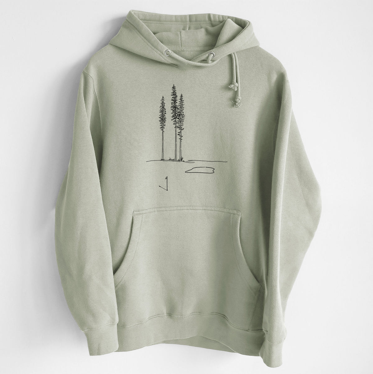 Playing Through the Pines - Heavyweight Fleece Hoodie