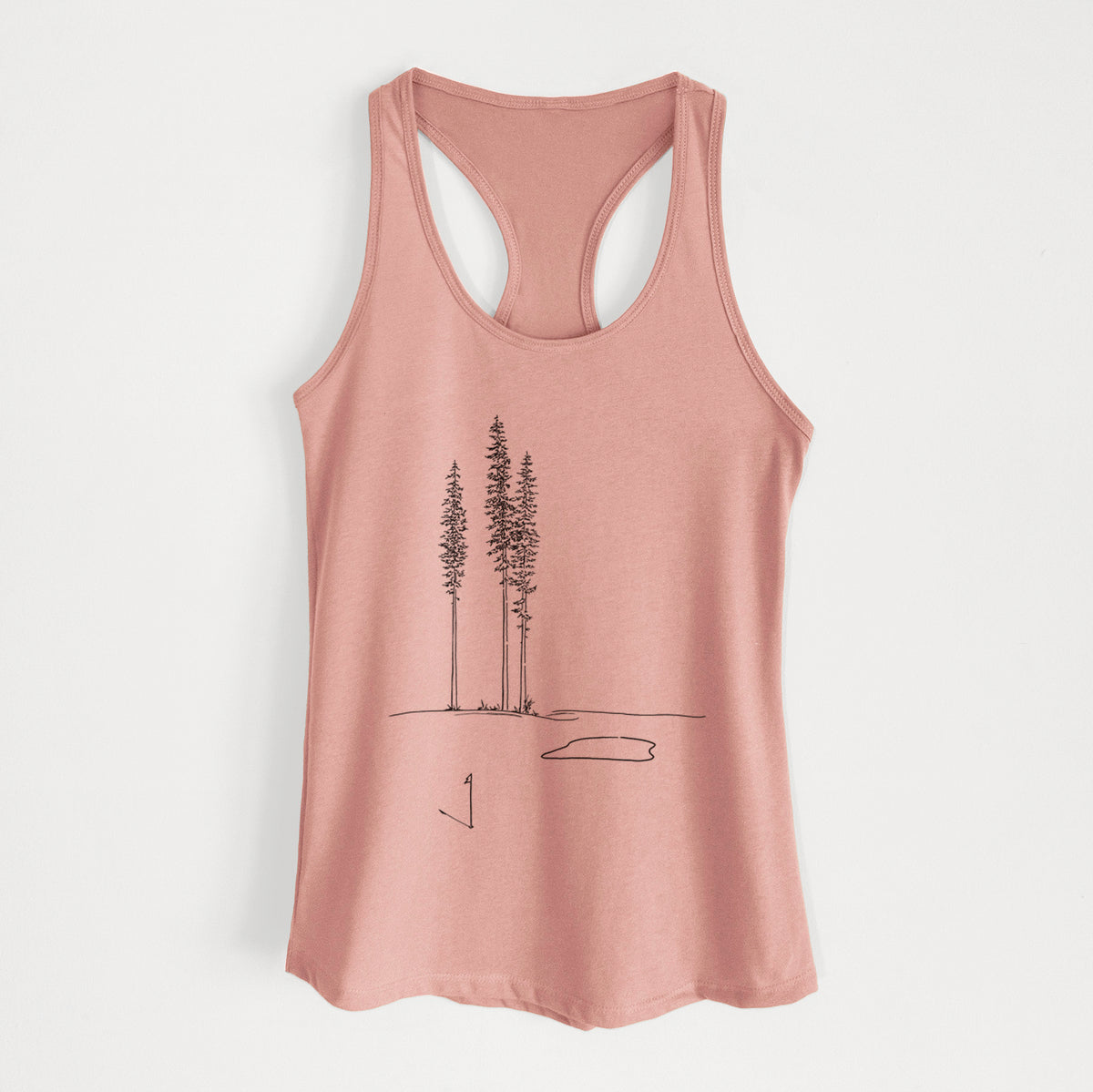 Playing Through the Pines - Women's Racerback Tanktop
