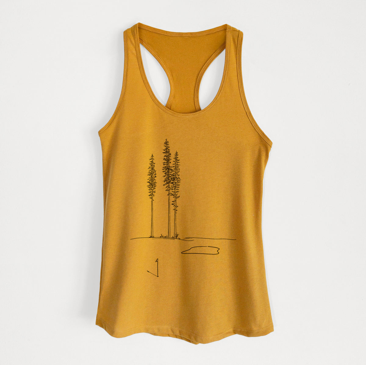 Playing Through the Pines - Women's Racerback Tanktop