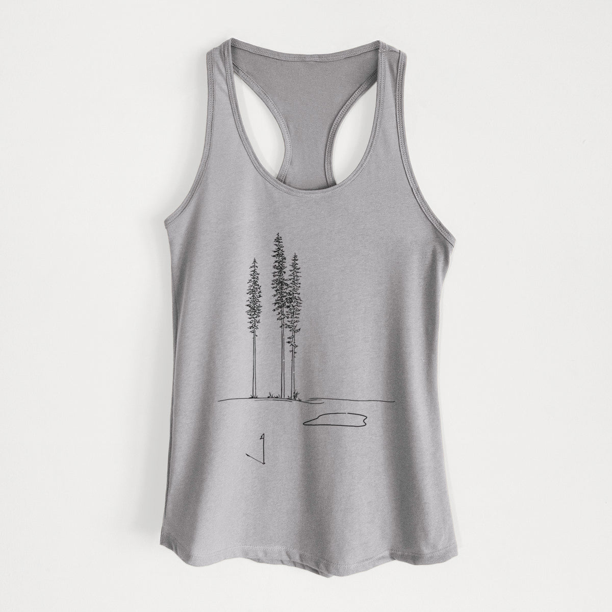 Playing Through the Pines - Women's Racerback Tanktop