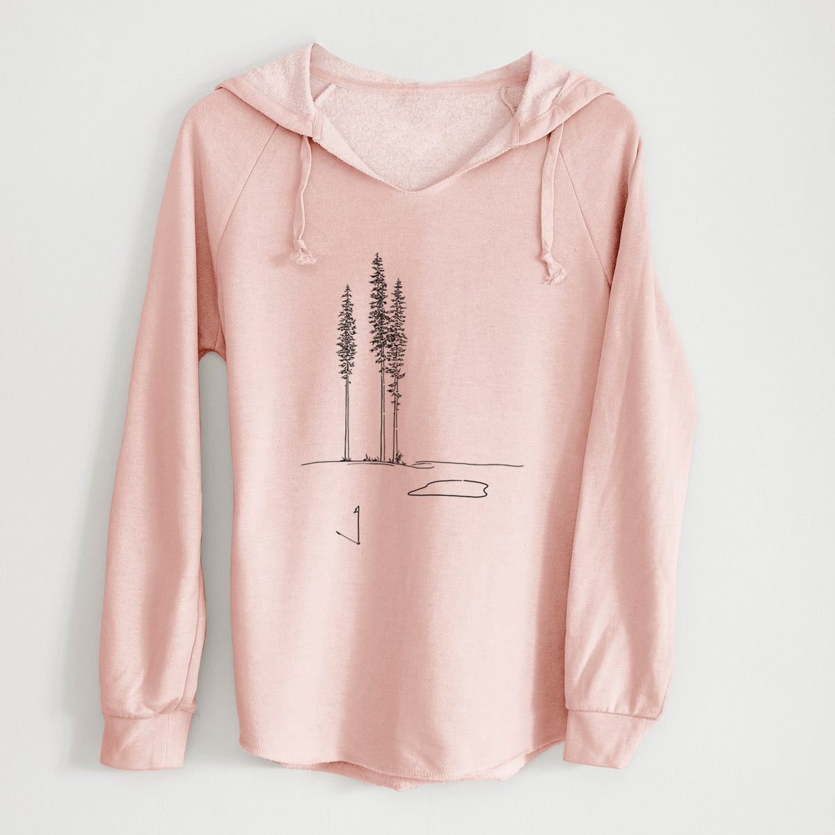 Playing Through the Pines - Cali Wave Hooded Sweatshirt