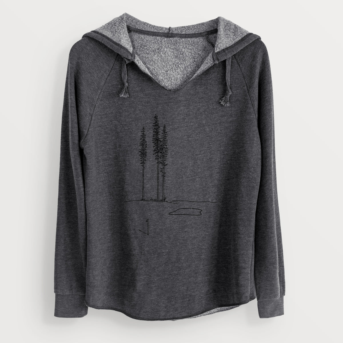 Playing Through the Pines - Cali Wave Hooded Sweatshirt