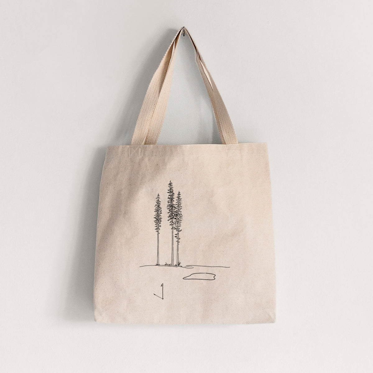 Playing Through the Pines - Tote Bag