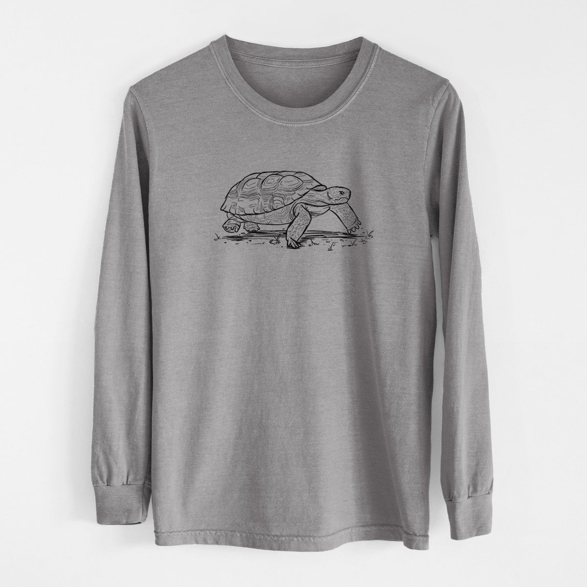 Gopher Tortoise - Gopherus polyphemus - Men&#39;s Heavyweight 100% Cotton Long Sleeve