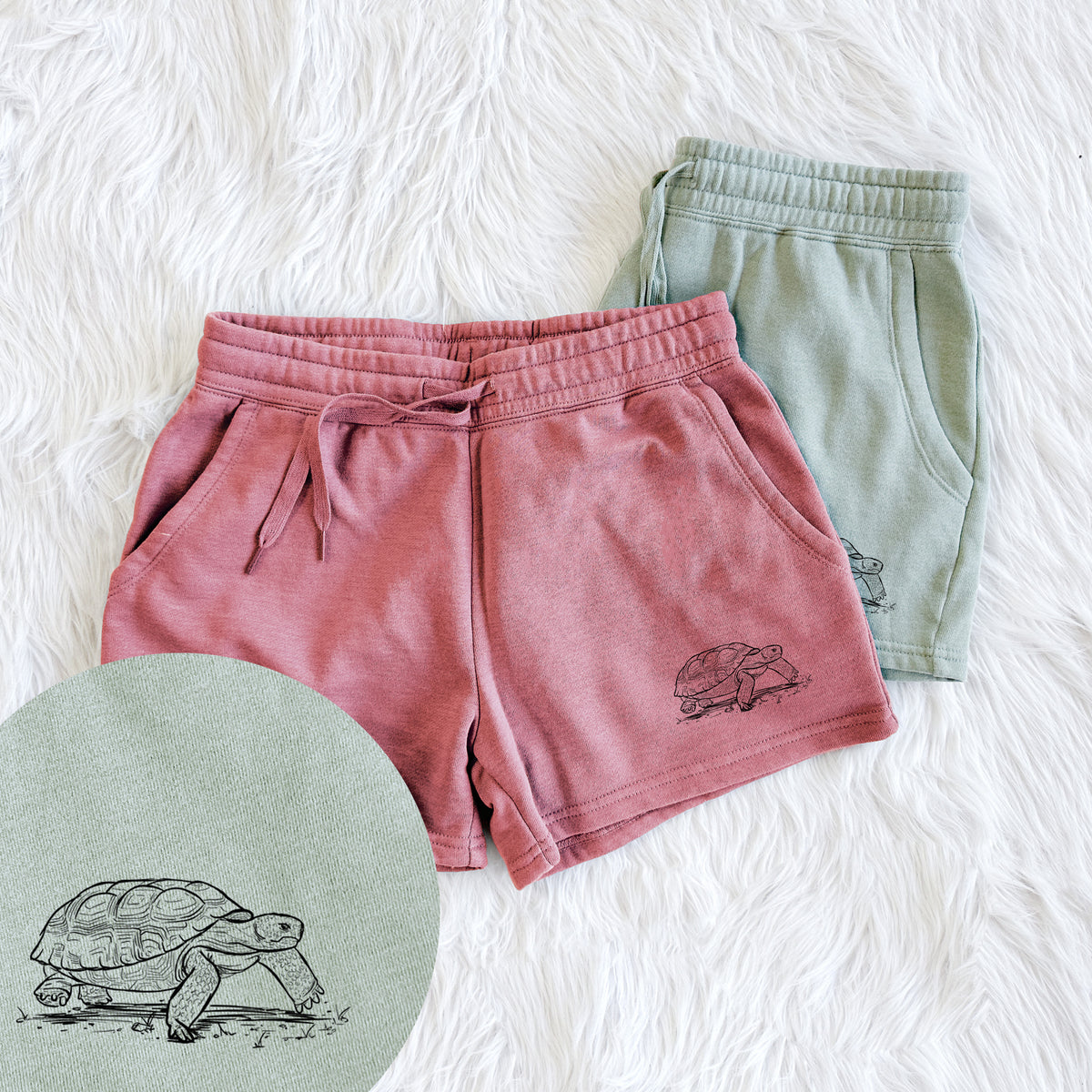 Gopher Tortoise - Gopherus polyphemus - Women&#39;s Cali Wave Shorts