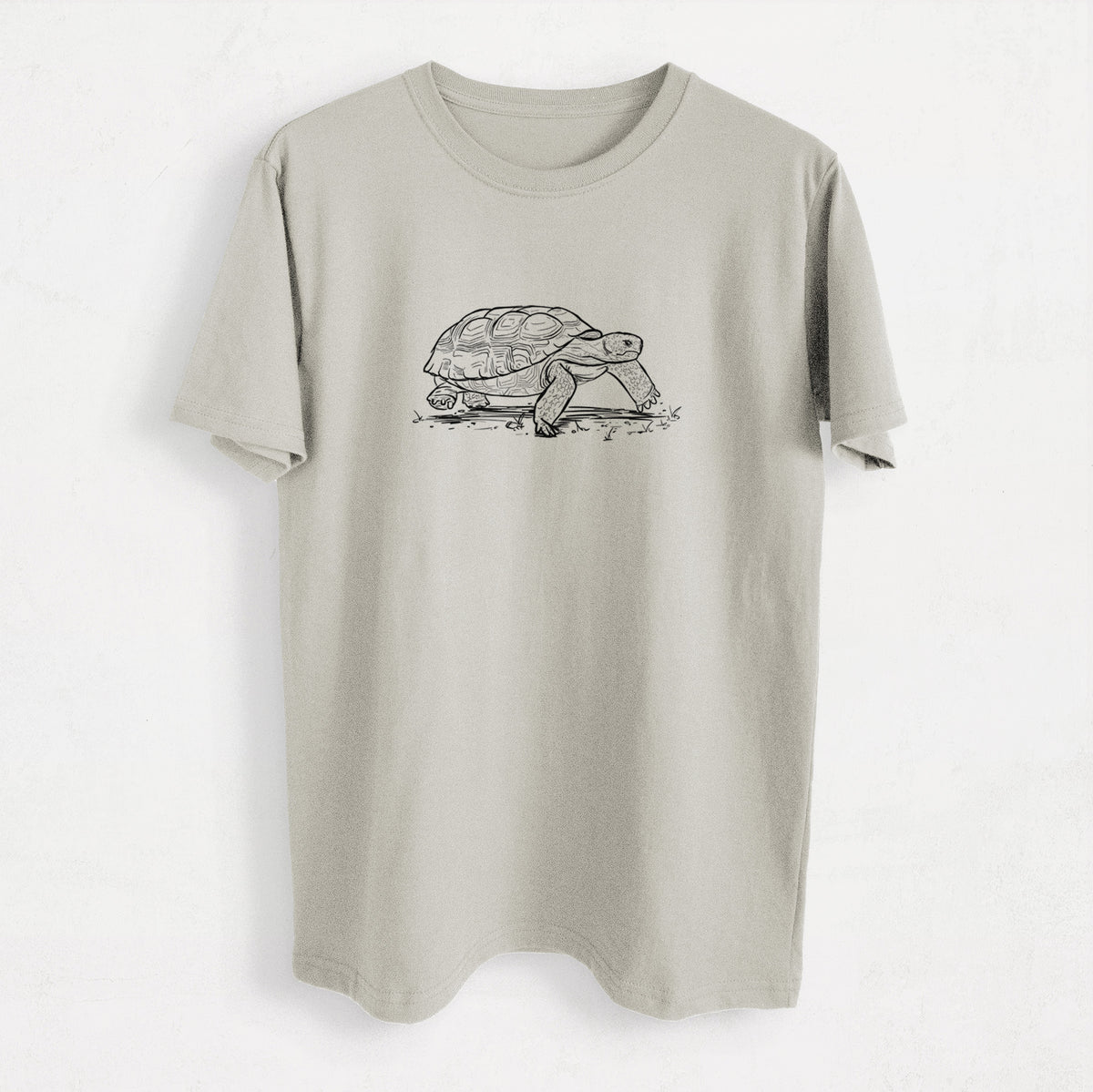 Gopher Tortoise - Gopherus polyphemus - Heavyweight Men&#39;s 100% Organic Cotton Tee