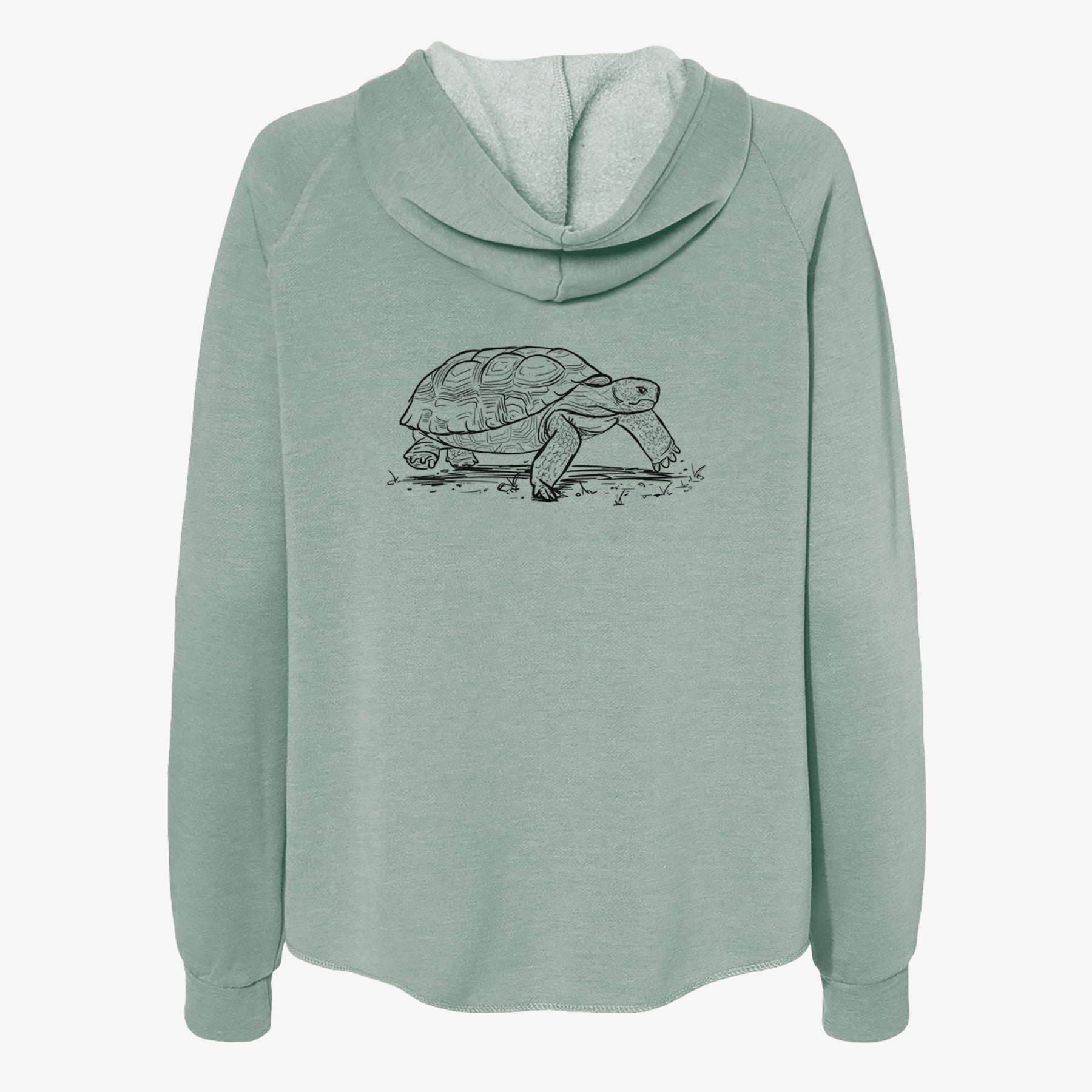 Gopher Tortoise - Gopherus polyphemus - Women's Cali Wave Zip-Up Sweatshirt