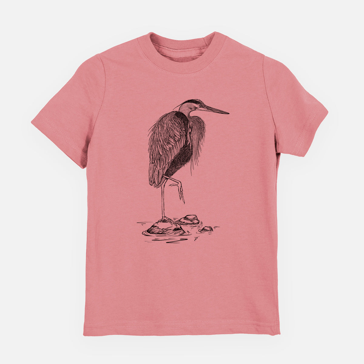 Ardea herodias - Great Blue Heron - Youth Shirt