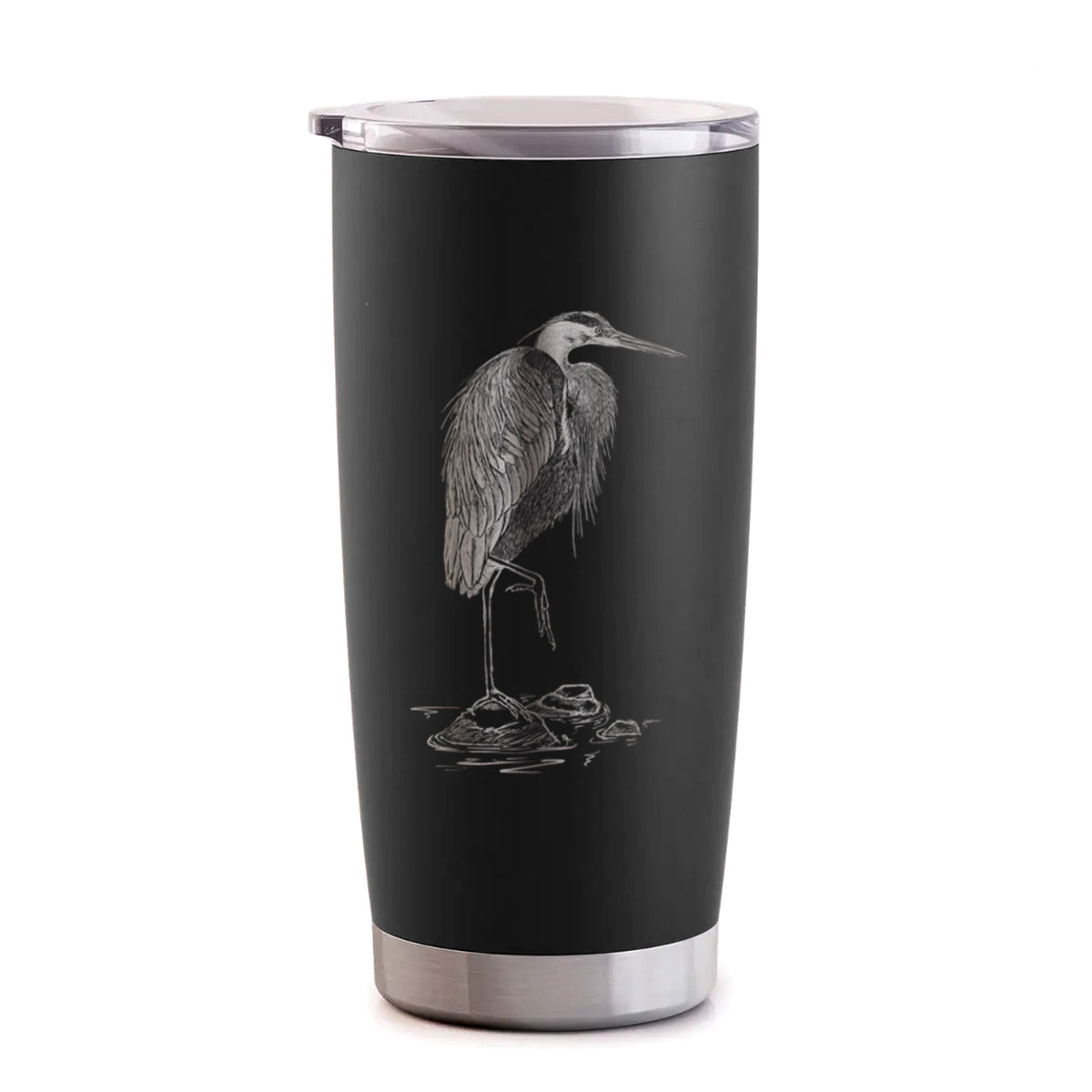 Ardea herodias - Great Blue Heron - 20oz Polar Insulated Tumbler