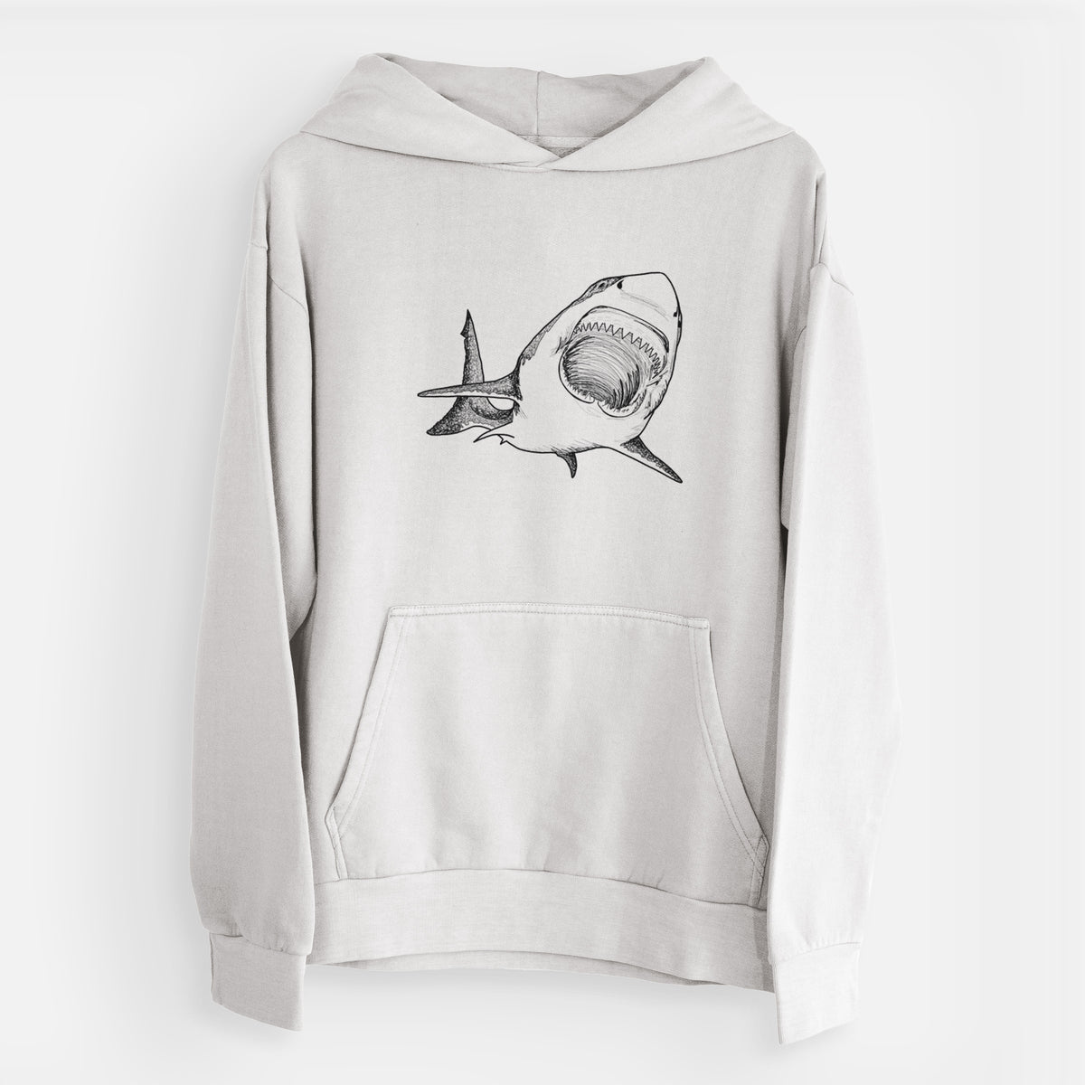 Great White Shark  - Urban Heavyweight Hoodie