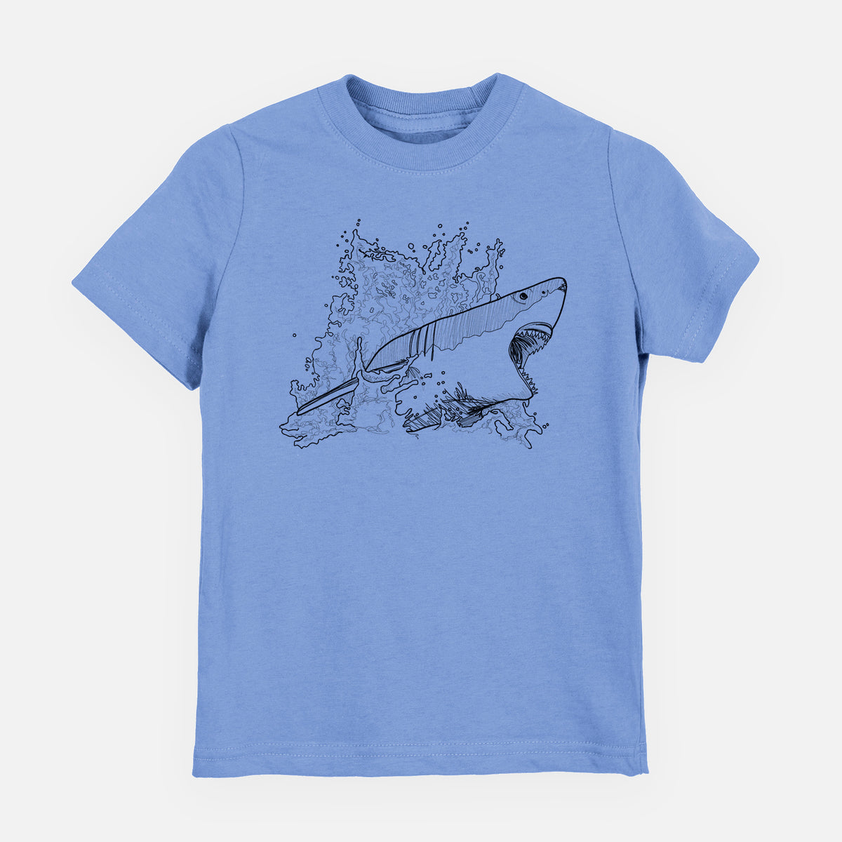 Great White Shark in Water - Youth Shirt