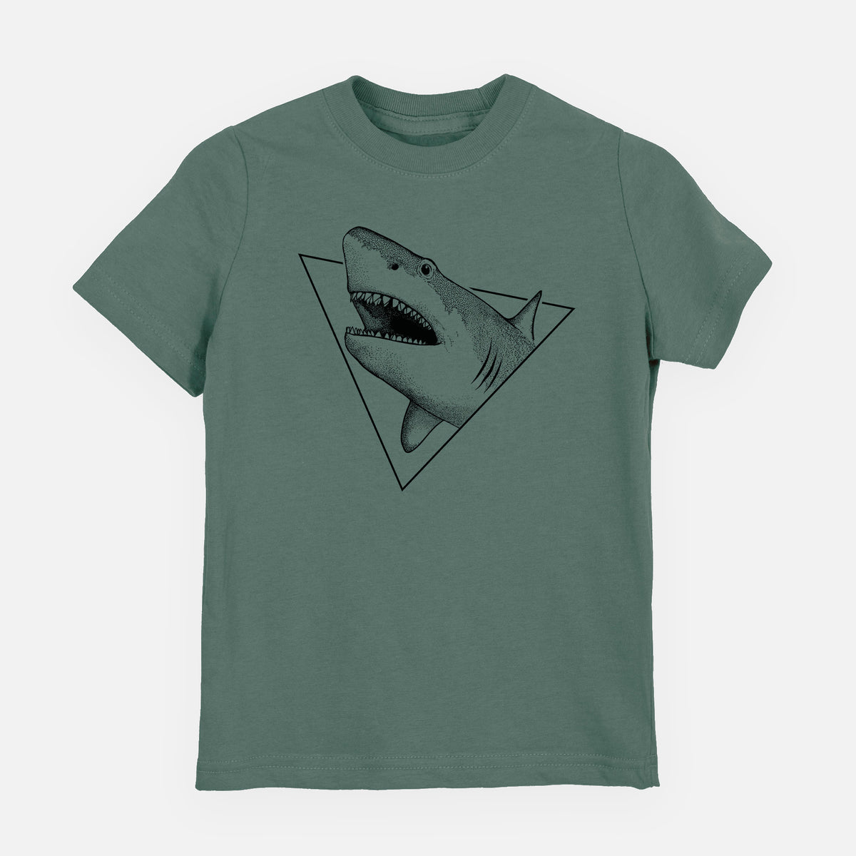 Great White Shark Triangle - Youth Shirt