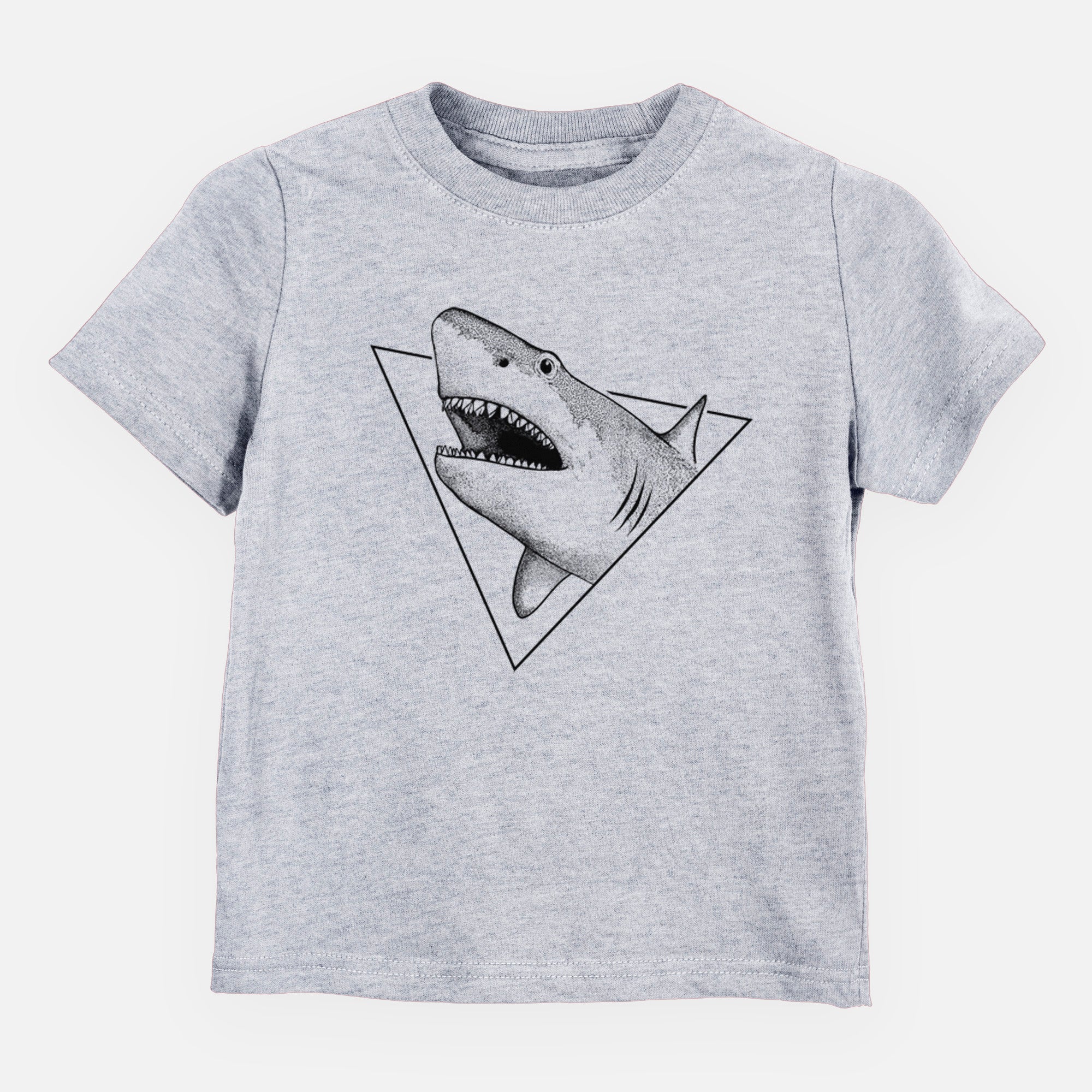 Great White Shark Triangle - Toddler/Youth Shirt