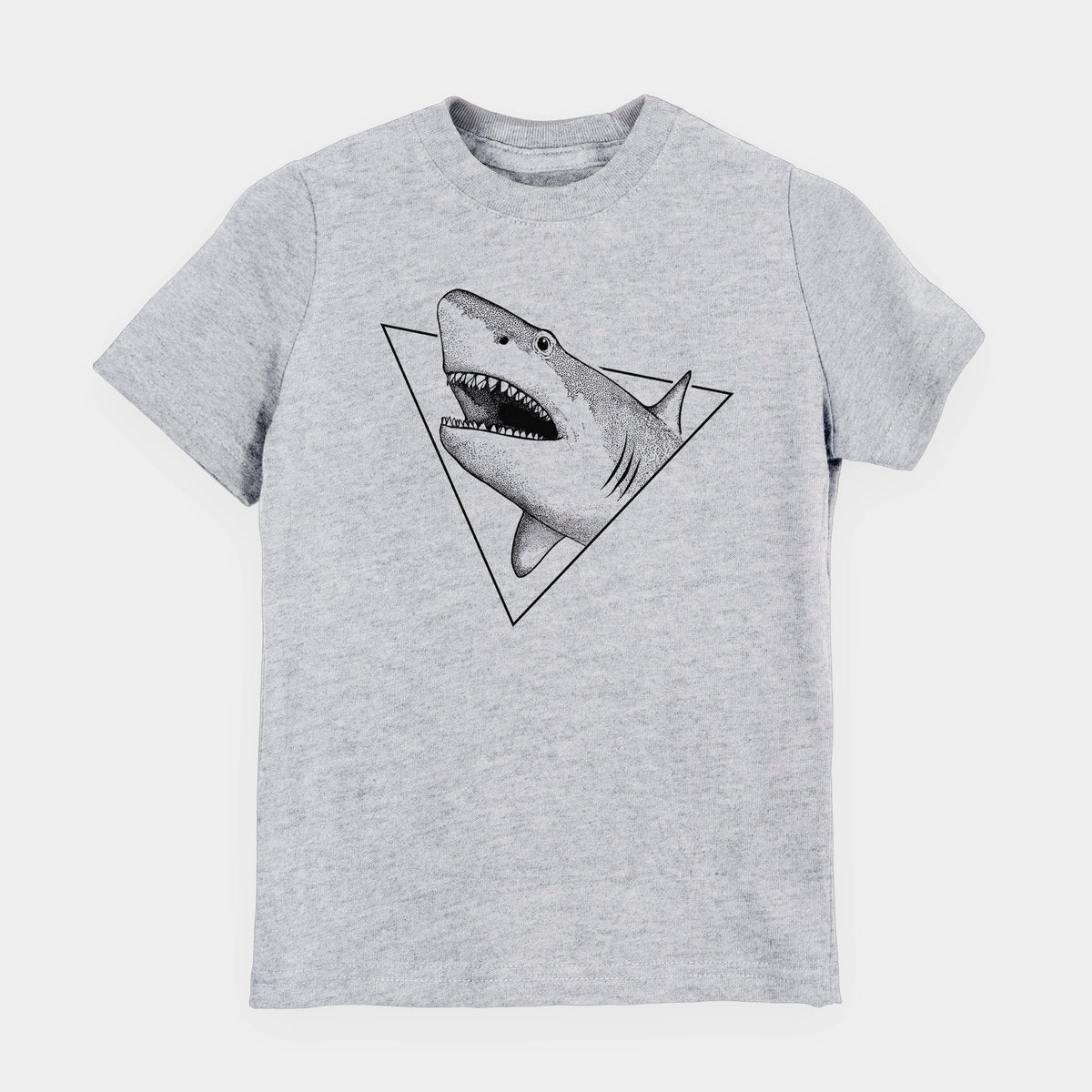 Great White Shark Triangle - Youth Shirt