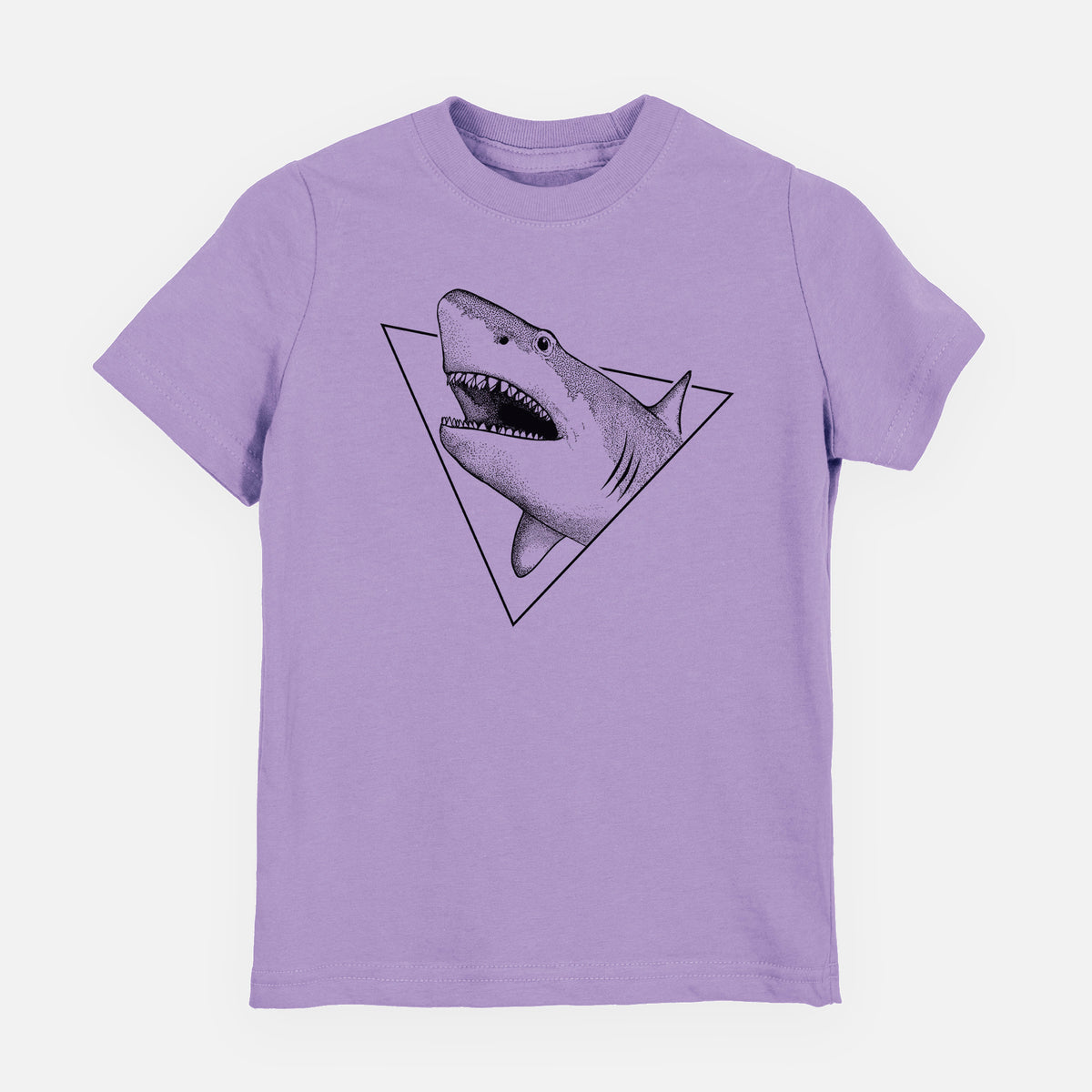 Great White Shark Triangle - Youth Shirt