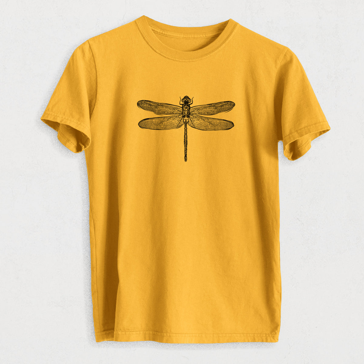 Anax Junius - Green Darner Dragonfly - Heavyweight Men&#39;s 100% Organic Cotton Tee