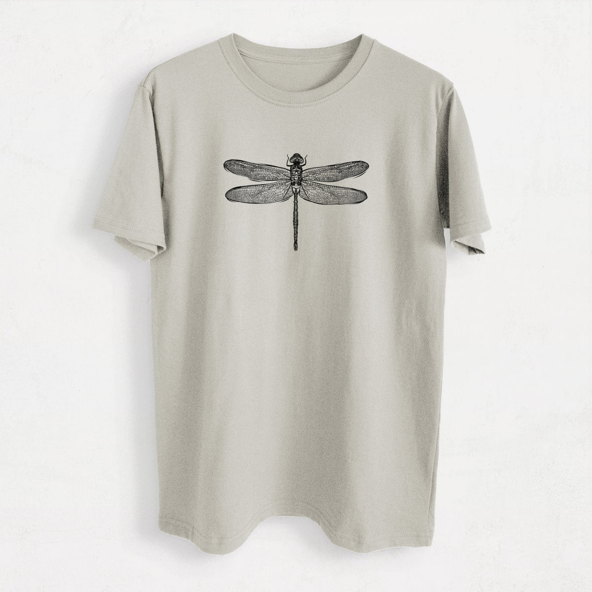 Anax Junius - Green Darner Dragonfly - Heavyweight Men&#39;s 100% Organic Cotton Tee