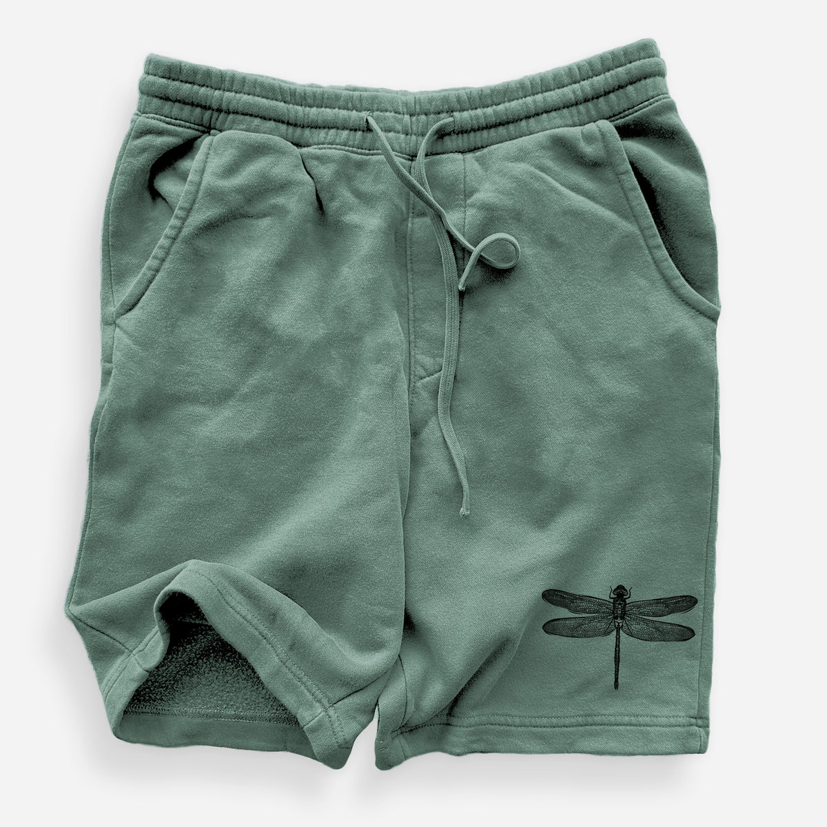 Anax Junius - Green Darner Dragonfly - Unisex Pigment Dyed Shorts