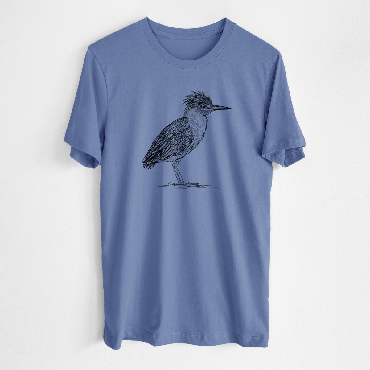 Green Heron - Butorides virescens - Lightweight 100% Cotton Unisex Crewneck
