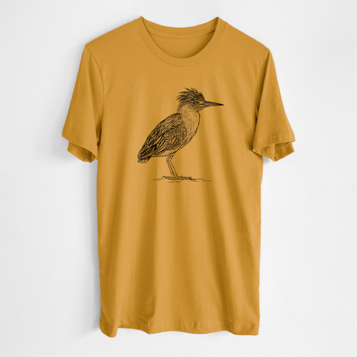 Green Heron - Butorides virescens - Lightweight 100% Cotton Unisex Crewneck