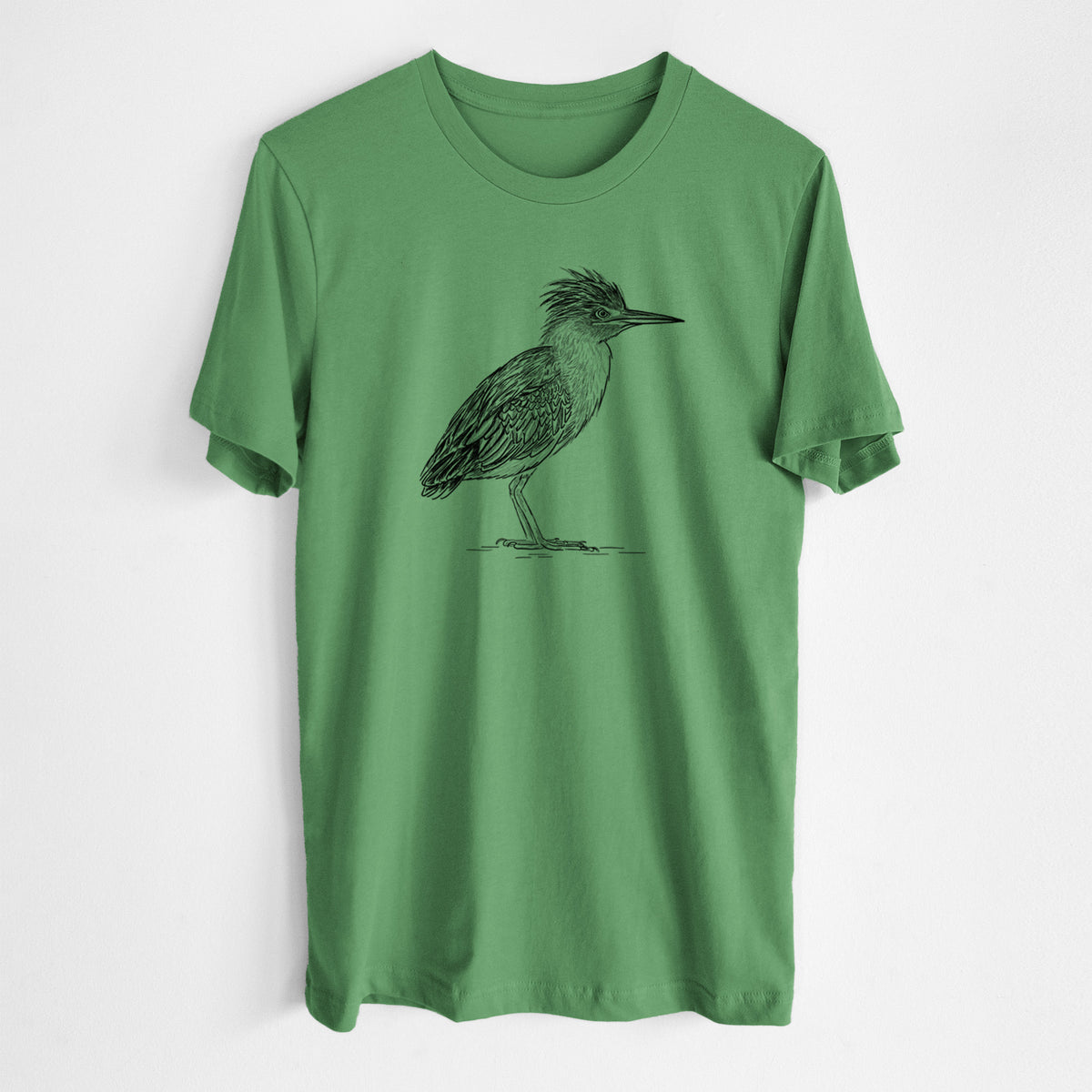 Green Heron - Butorides virescens - Lightweight 100% Cotton Unisex Crewneck