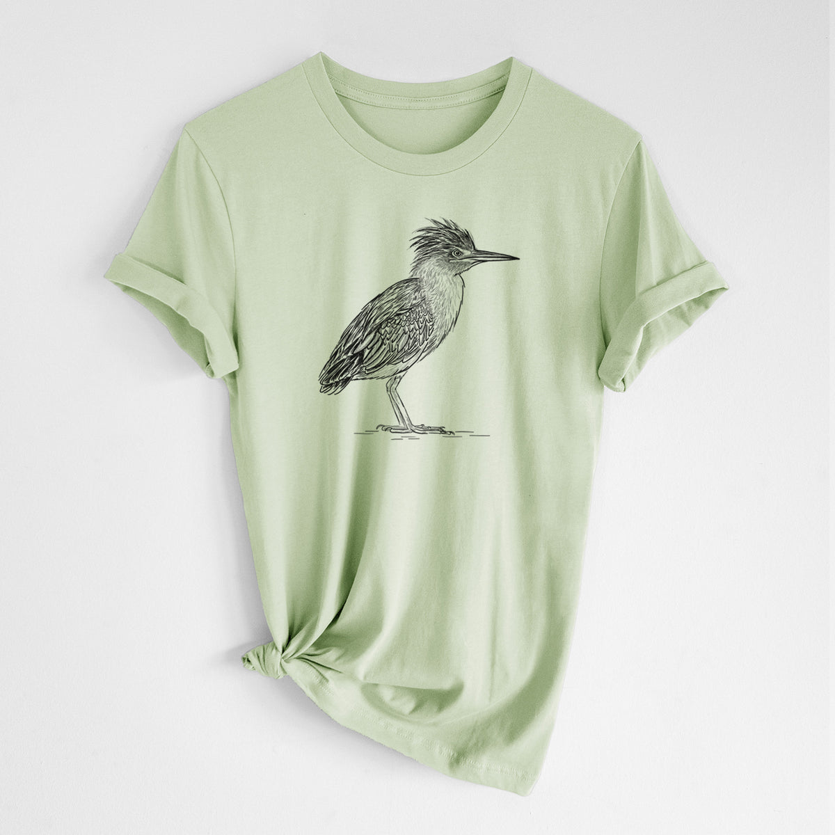 Green Heron - Butorides virescens - Lightweight 100% Cotton Unisex Crewneck