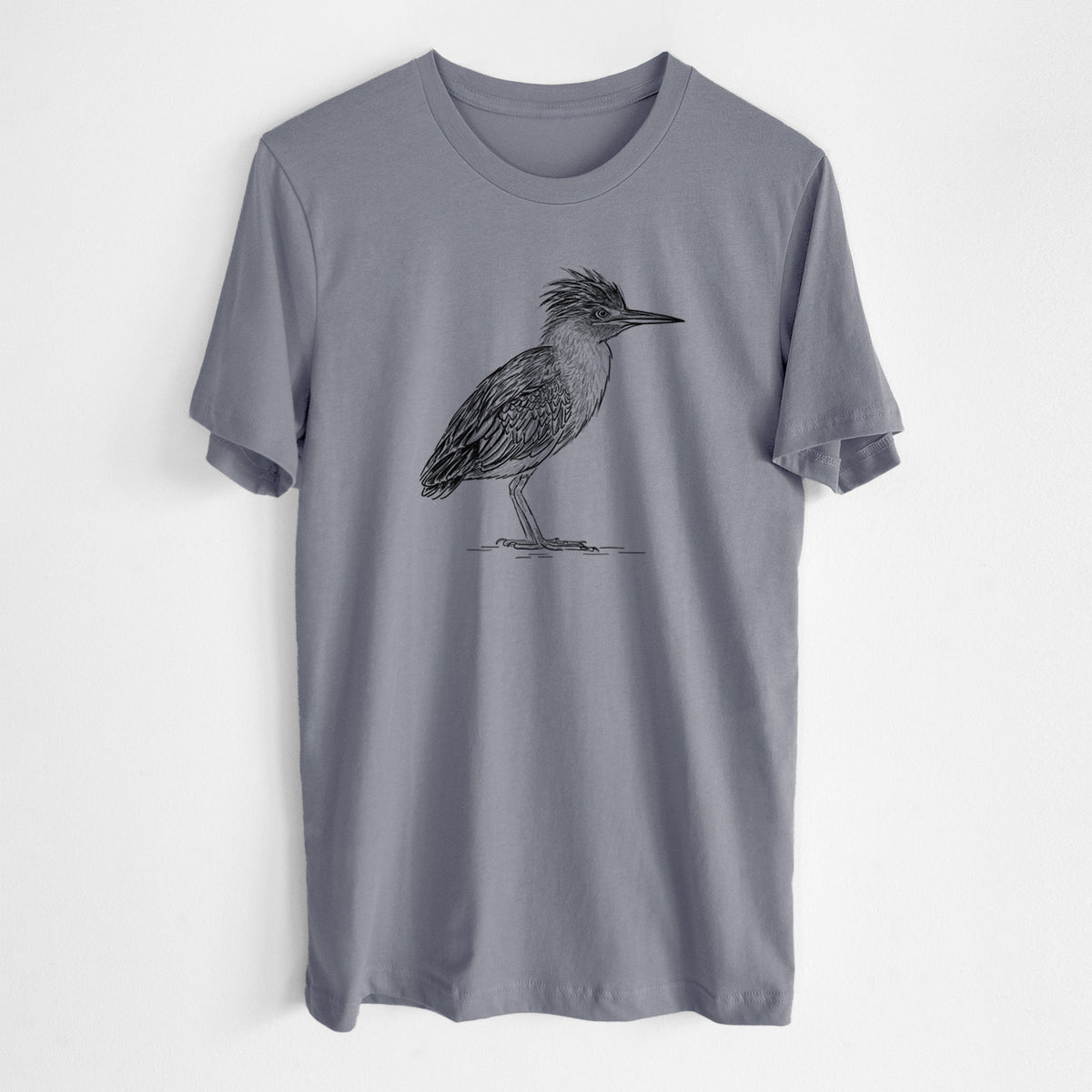 Green Heron - Butorides virescens - Lightweight 100% Cotton Unisex Crewneck