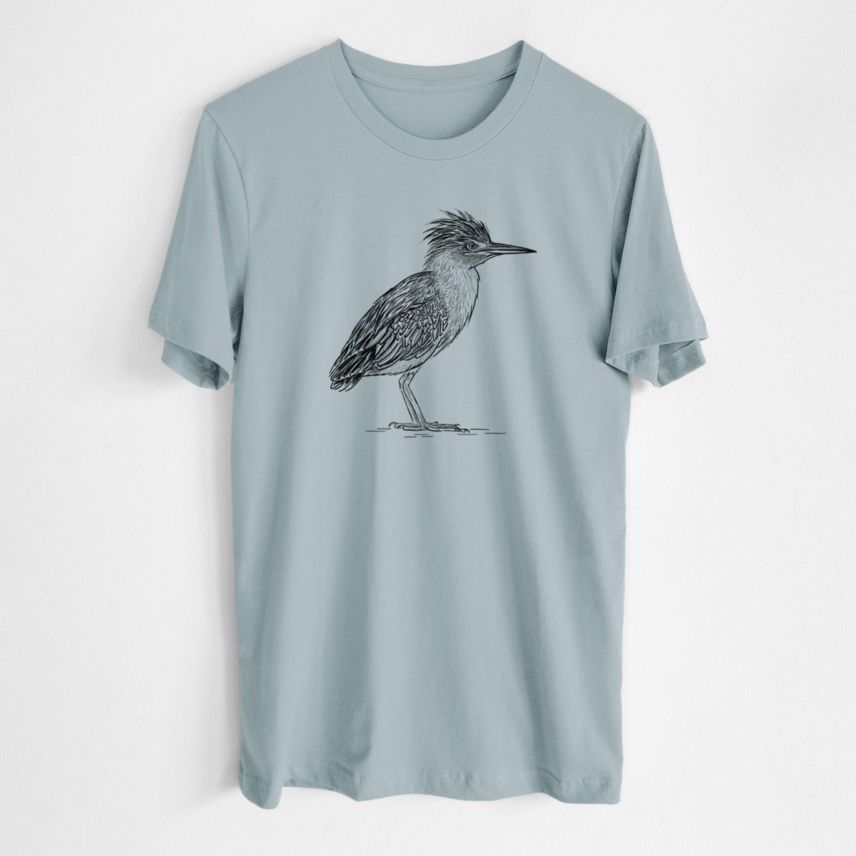 Green Heron - Butorides virescens - Lightweight 100% Cotton Unisex Crewneck