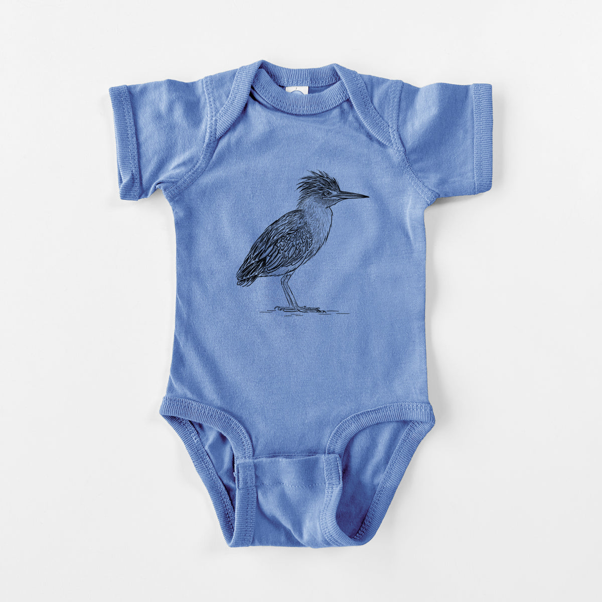 Green Heron - Butorides virescens - Baby Fine Jersey Bodysuit