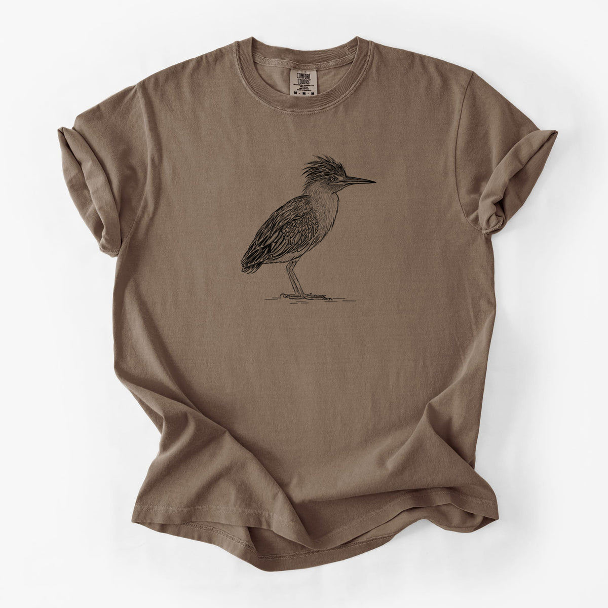 Green Heron - Butorides virescens - Unisex Comfort Colors Garment-Dyed Heavyweight T-shirt