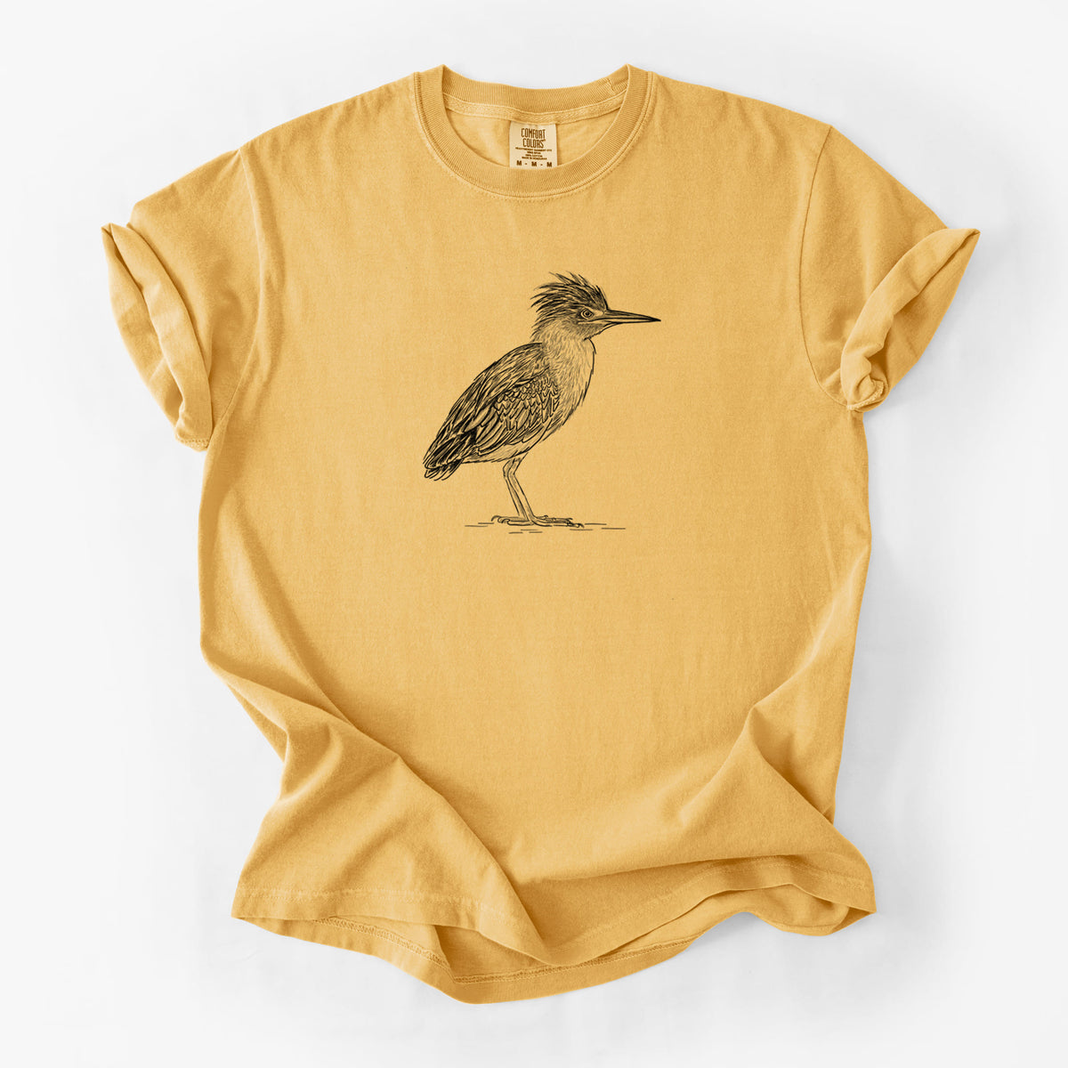 Green Heron - Butorides virescens - Unisex Comfort Colors Garment-Dyed Heavyweight T-shirt