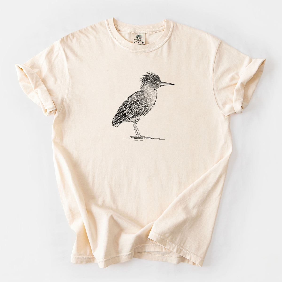 Green Heron - Butorides virescens - Unisex Comfort Colors Garment-Dyed Heavyweight T-shirt