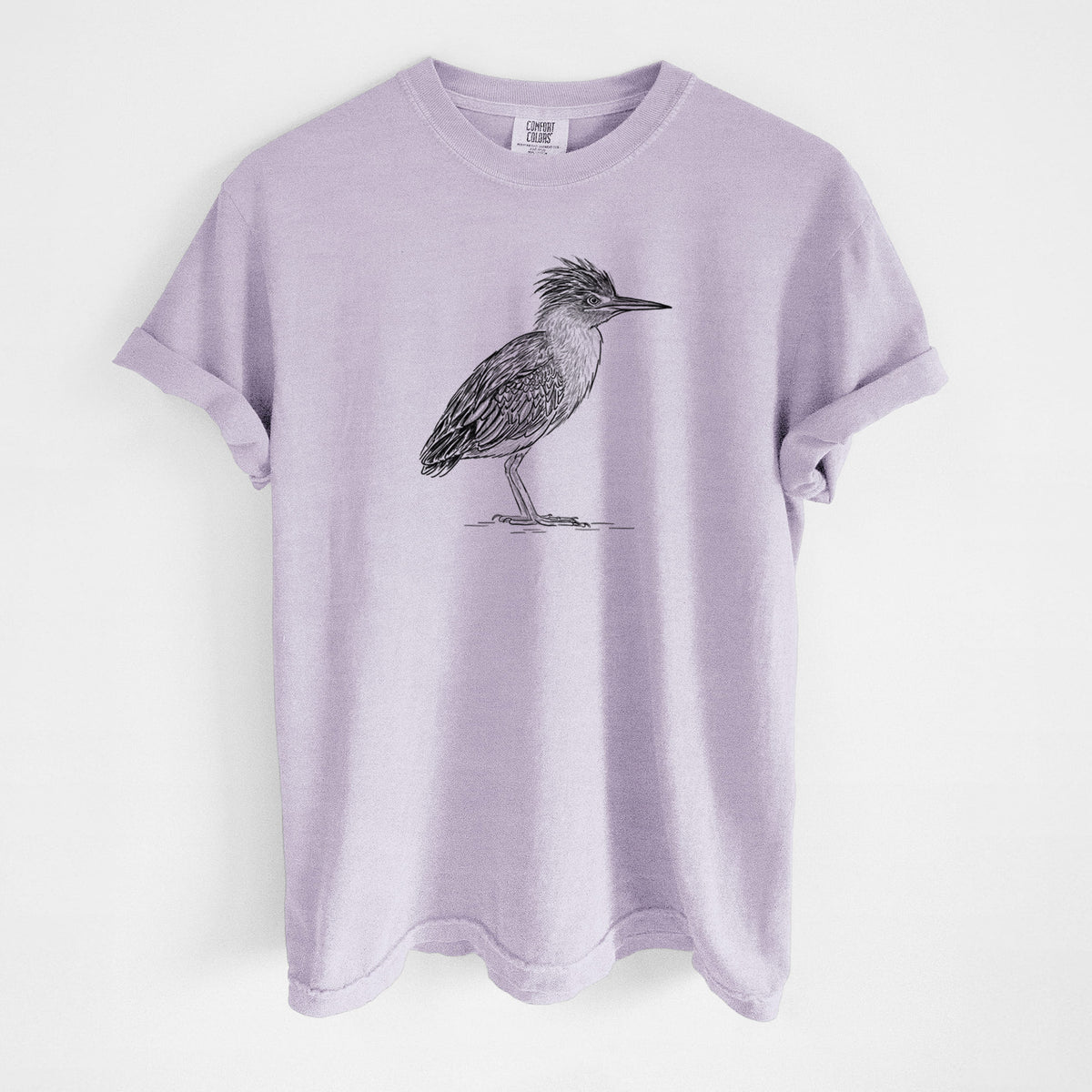 Green Heron - Butorides virescens - Unisex Comfort Colors Garment-Dyed Heavyweight T-shirt