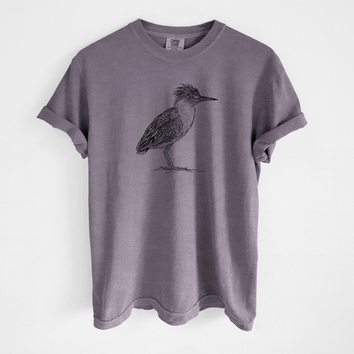 Green Heron - Butorides virescens - Unisex Comfort Colors Garment-Dyed Heavyweight T-shirt