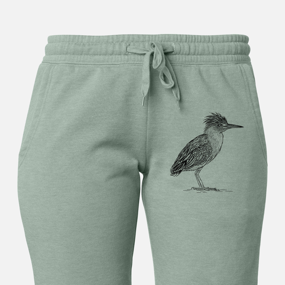 Green Heron - Butorides virescens - Women's Cali Wave Jogger Sweatpants