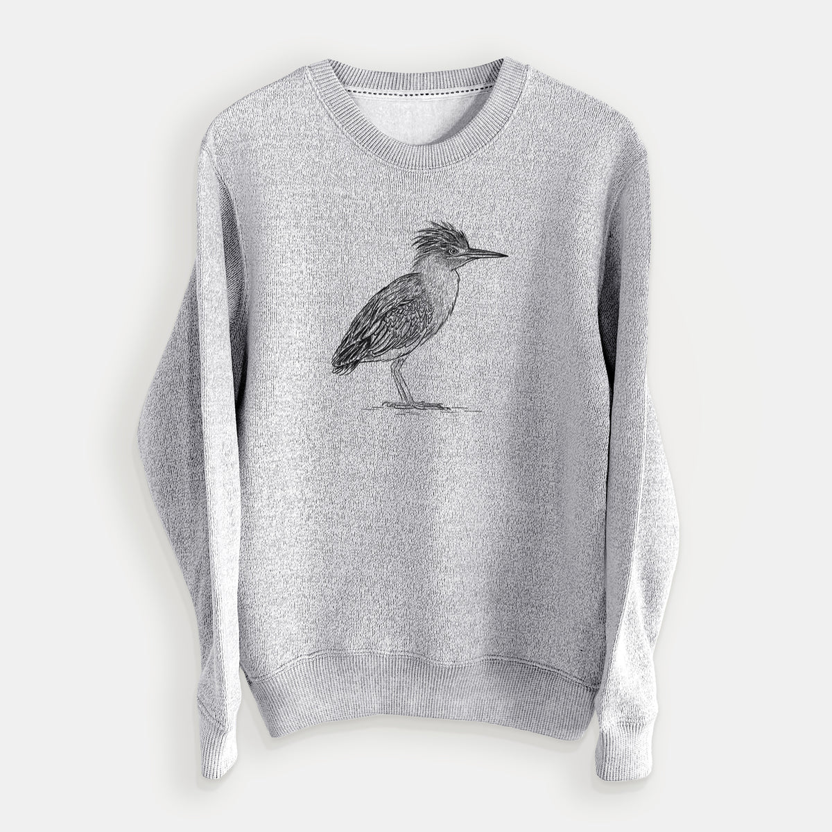 Green Heron - Butorides virescens - Knit Sweatshirt