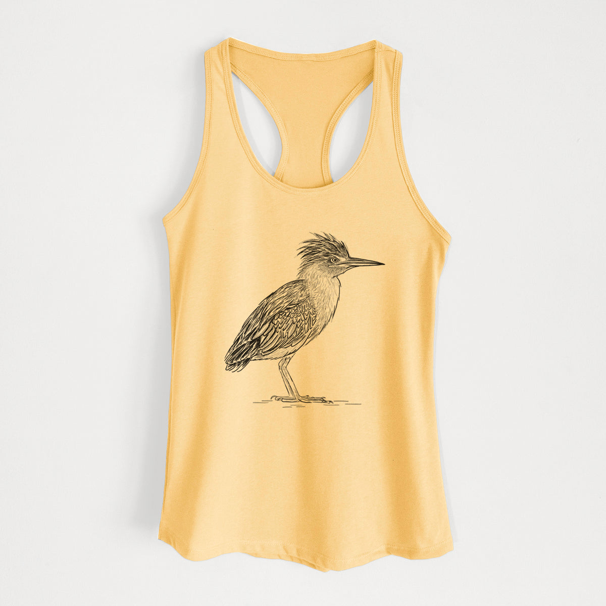 Green Heron - Butorides virescens - Women's Racerback Tanktop