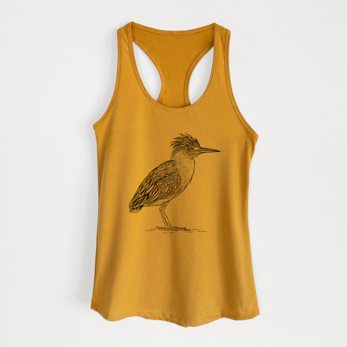 Green Heron - Butorides virescens - Women's Racerback Tanktop