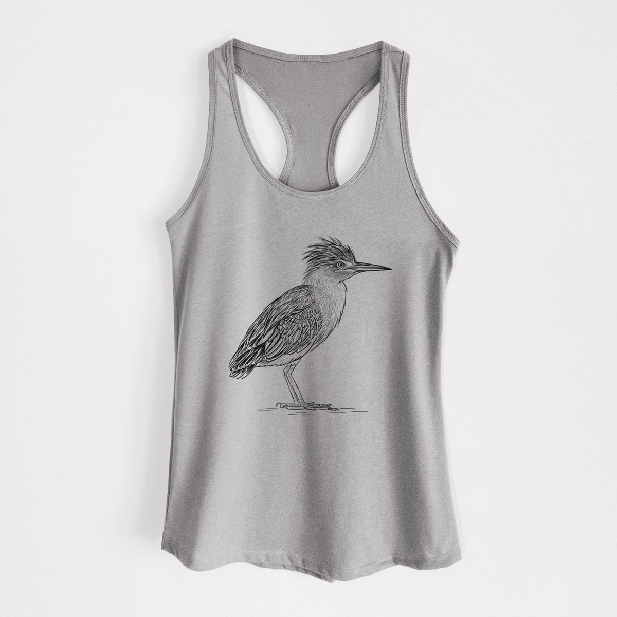 Green Heron - Butorides virescens - Women's Racerback Tanktop