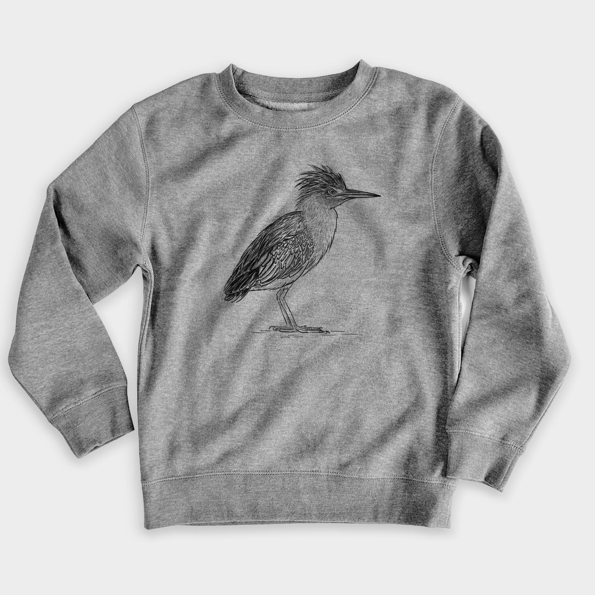 Green Heron - Butorides virescens - Youth Lightweight Crewneck Sweatshirt