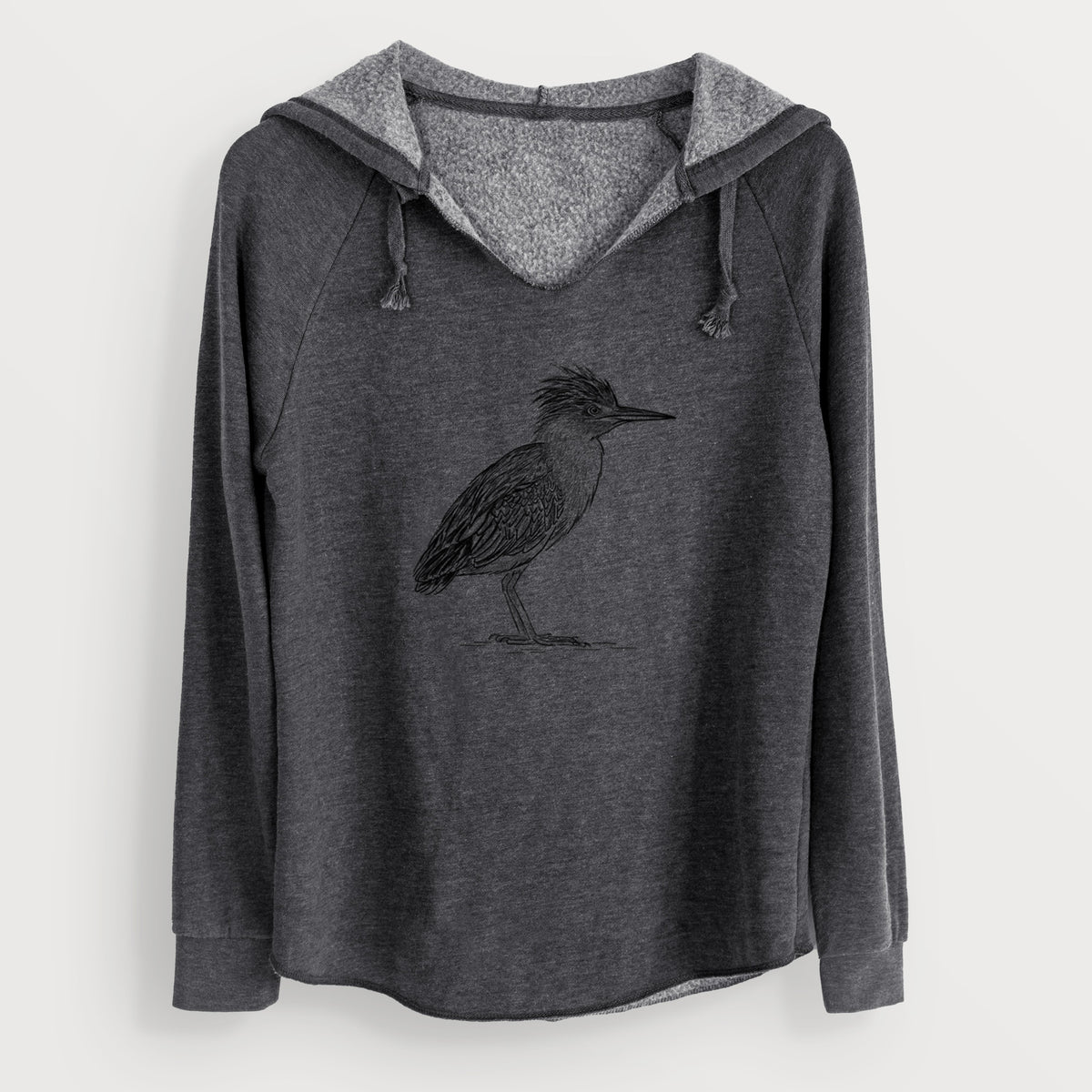 Green Heron - Butorides virescens - Cali Wave Hooded Sweatshirt