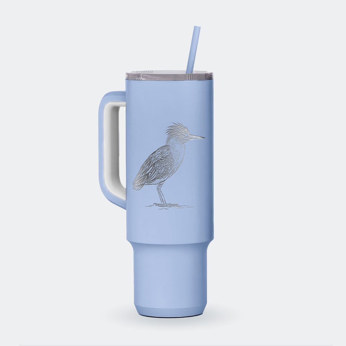 Green Heron - Butorides virescens - 40oz Skinny Recharge Tumbler