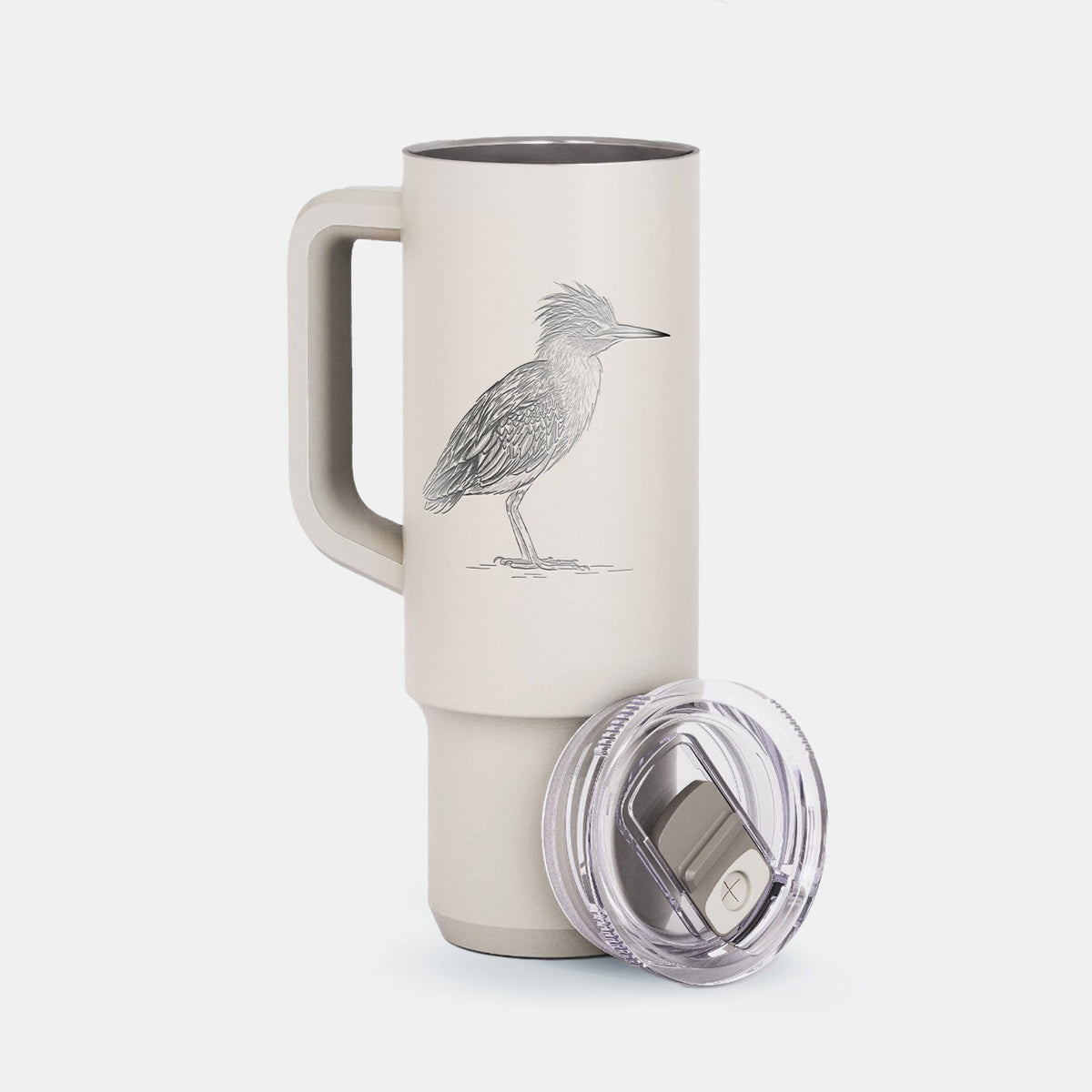 Green Heron - Butorides virescens - 40oz Skinny Recharge Tumbler