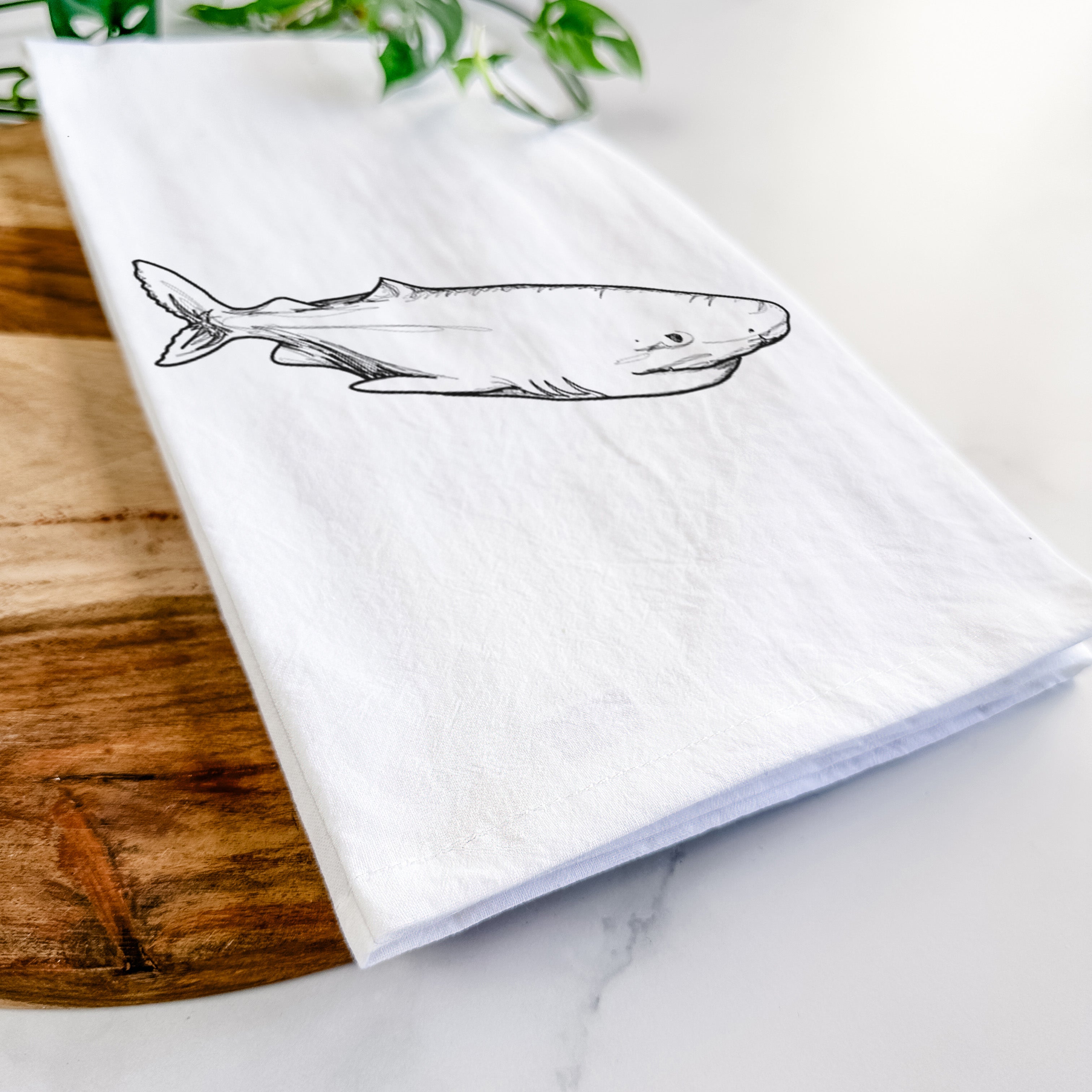 Greenland Shark Tea Towel