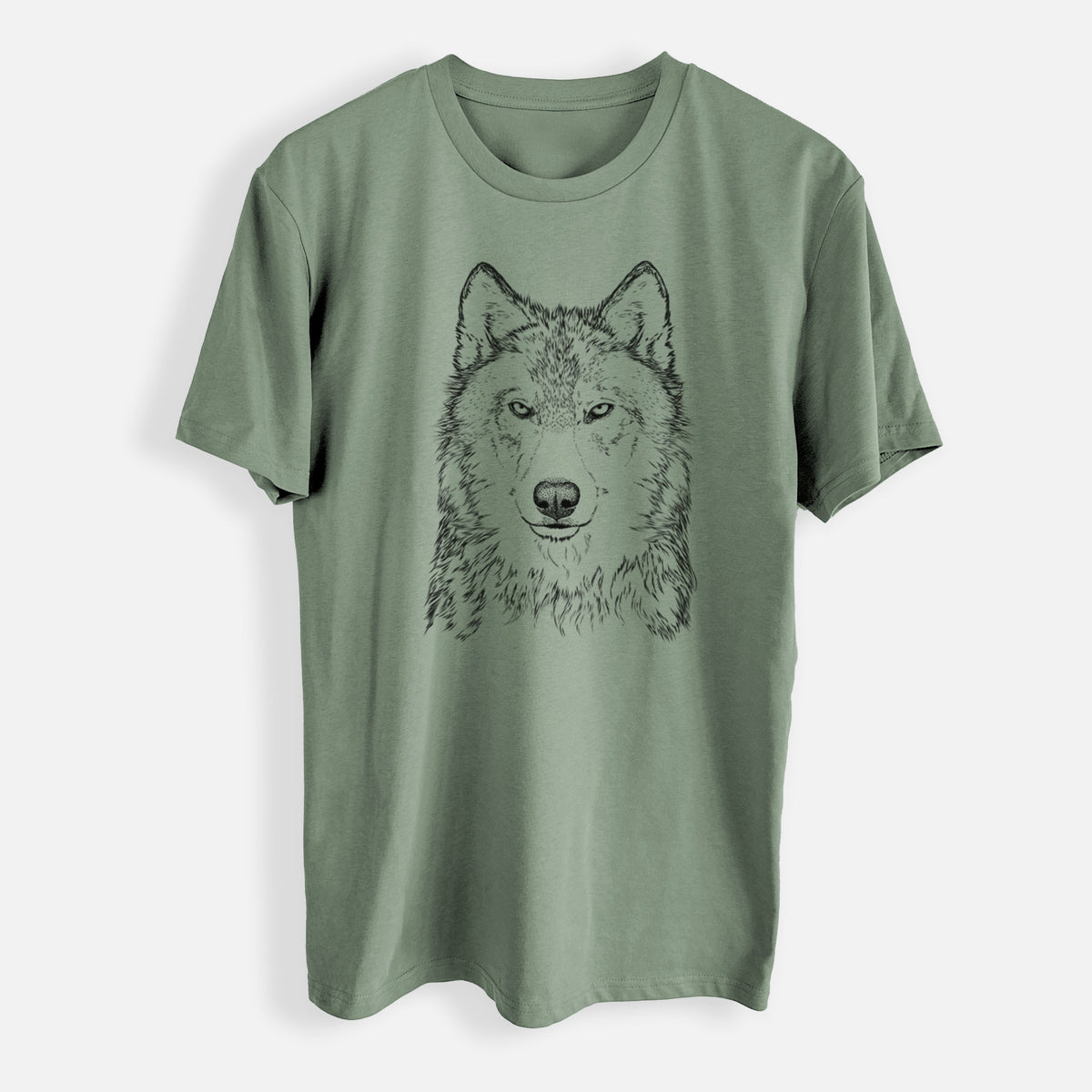 Grey Wolf - Canis lupus - Mens Everyday Staple Tee