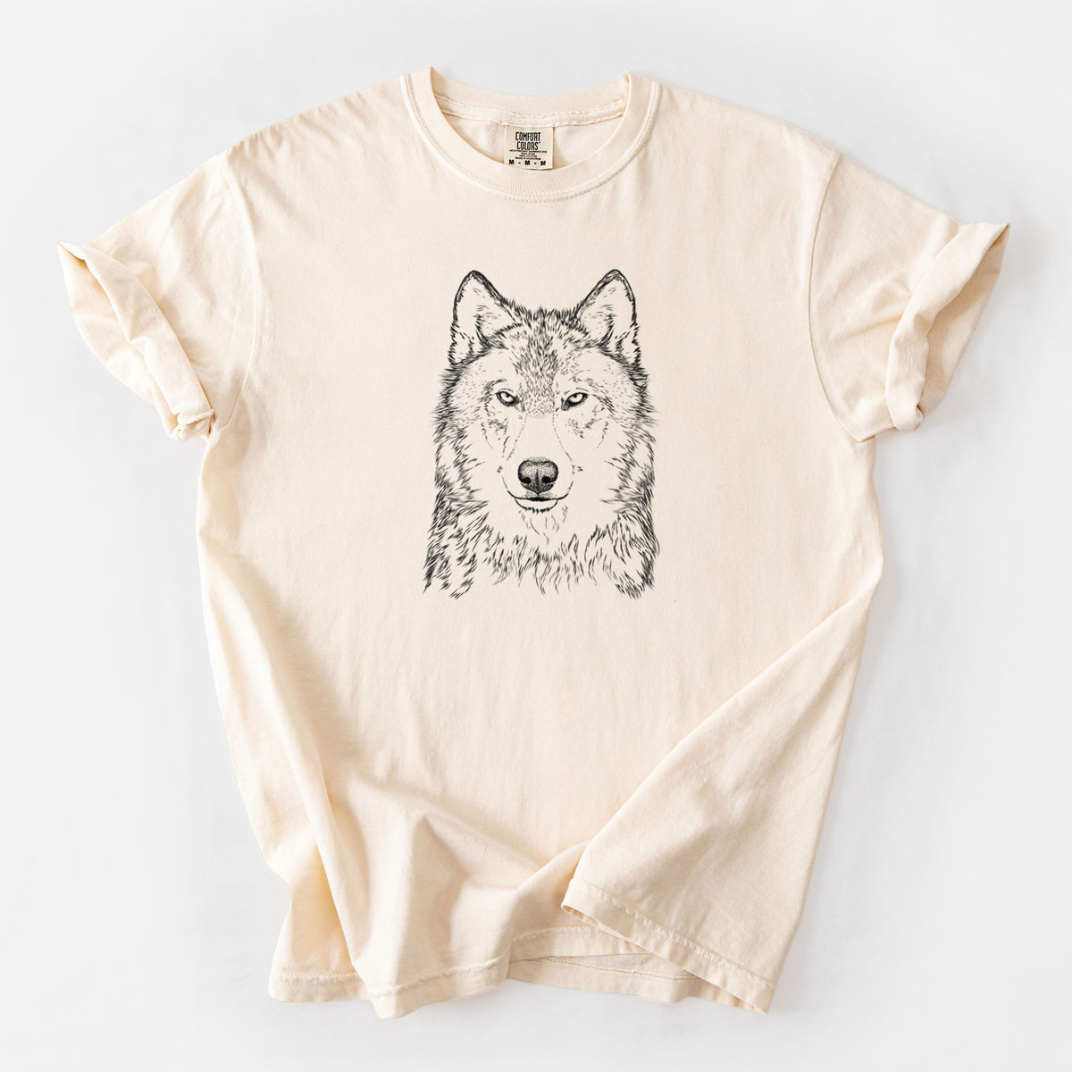 Grey Wolf - Canis lupus - Unisex Comfort Colors Garment-Dyed Heavyweight T-shirt