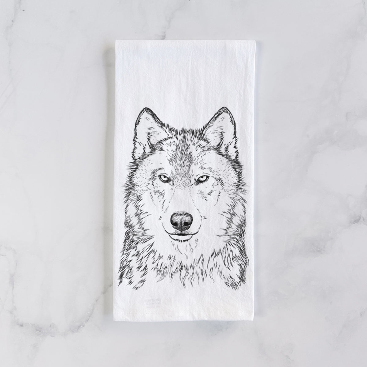 Grey Wolf - Canis lupus Tea Towel